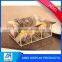 2017 Wholesale Sparkling acrylic cube makeup organizer