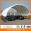 26 foot span temporary commercial container shelter