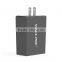 VOXLINK 5V 3A 2 ports usb type c +quick charge 3.0 usb+5v 2.4a usb travel charger adapter with us plug