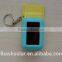 Solar power flashing USB keychain usb keychain charger mini battery charger