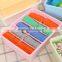 Stackable Plastic Underware Storage Box Clothes Drawer Organizers With Divided Cells