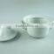 Irregular Sugar &creamer Pots,white Porcelain Canister,small Casserole