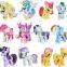 plastic cartoon horse figurines,Promotional horse plastic figurine,Popular new animal plastic figurines