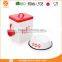 Metal Dog Dry Food and Pet Treats Storage Container Canister Tin Box with Scoop