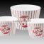 5pcs popcorn bowl set, stoneware with decal
