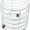 Muti-function hotel storage basket, metal, movable