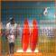 Summer Style Window Disply Props Fiberglass Promotion Surfboard
