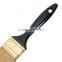 2" Pure Bristle Black Plastic Handle High Quality Paint Brush