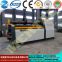 High quality hydraulic 4 roller heavy duty sheet metal plate rolling machine price of rolls