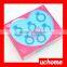 UCHOME Make Your Own Ice Tray Ring Shape Silicone Ice Cube Tray