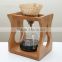 2017 handle wooden coffee maker/coffee dripper for wholsale