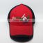 sandwich mesh custom baseball cap/promotional baseball cap with embroidery logo