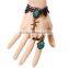 Europe fashion lace jewelry sets wholesale windmill charm bracelet jewelry with ring set