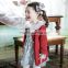 YDA3324sweet girl dress autumn cartoon printed cotton princess girl dress