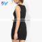 Korean Women's Fashion Wholesale Knot Front Bodycon Tunic Mini Dresses