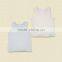 Wholesale high quality 100% cotton newborn baby vest top