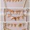 Vintage Cake Topper Cake Flags Baner/Bunting Engaged, Happy Birthday, Just Married