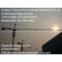 TC5013-6 Fixed Tower Crane Q345B Steel For Bridges 40m Lifting Height