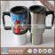 double stainless steel blank travel mug,silver color travel mug stainless steel.