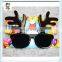 Cheap Plastic Reindeer Novelty Funny Christmas Glasses HPC-1036