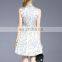 Simple Style Women White Cssual Short Evening Dresses (ED1731504)
