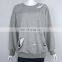 Ladies Sweatshirts Hole Cut Out Distressed Batwing Sleeve Sweater Sweatshirt