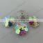 Crystal ab Color Sew on Middle Holes Crystal Stones for Clothing