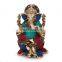 Lord Ganesh Statue Hindu God Elephant Success Idol Brass Turquoise Lotus Ganesha Religious Idol Lord of Success Ganesh Ganesha