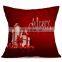 Dropshipping Christmas Festival Pattern Car Sofa Pillowcase with Decorative Head Restraints Home Sofa Pillowcase