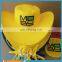 Giveaway hot sell custom print polyster foldable cowboy hats