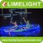 clear kayak with LED light for night tour
