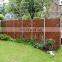 Outdoor Corten Steel Fence/Garden Screen/ Retaining Wall