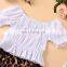 Newborn Baby Girls Outfit Short Sleeves White Blouses +Leopard Skirts 2 Pcs Kids Girls Set