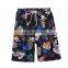 Summer 95%Linen 5%Cotton Casual Sports Loose Large Size Printed Pants Quick-drying Shorts Thin Men's Beach Pants