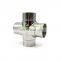 Pipe fitting union 4-way ss304 ss316l cross stainless steel pipe fitting