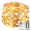 5M 10M Waterproof Remote Control Fairy copper string Lights Battery Operated /USB 8 Mode LED Holiday lighting
