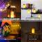 LED Flame Effect Light Flicking Bulbs USB Rechargeable with Remote Magnetic Flameless Table Lamp for Thanksgiving Christmas