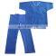 Disposable Surgical Scrub Suit Surgical Clothes 3 Layers SMS Doctors Nurses Operation Room Short Sleeves Top Pants