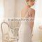 Hot Sale Elegant Wedding Gown Applique Lace Mermaid Wedding Dress Low Back