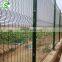 PVC coated 4mm wire mesh 8ft height anti-climb clearvu fencing for photovoltaic power station