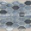 Foshan 3D Glass Hexagon Kitchen Backsplash Bathroom Mosaic Tile bathroom and kitchen wall tiles