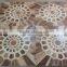 Walnut and Maple Lacquered art parquet wood flooring