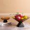 Wholesale colour luxury fruit bowl glass candy chocolate plate home decor