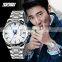 Luxury SKMEI 9069 Men Watches Waterproof Wrist Watch Quartz Stainless Steel Back