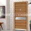 Steel wooden armored door Italian style for home modern design security door