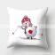 New Model 45x45 Case Luxury Custom Made Cushion White Decorative Custom Christmas Cover Pillow