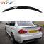 Performance P style carbon fiber rear trunk lip spoiler for BMW 3 series E90 M3 4 door sedan 2005-2011