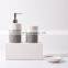 Hot sale grey ceramic 3pc bathroom accessory set