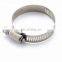American Style Stainless Steel Ear Worm Drive Hose Clamp Pipe Width Cross Screw