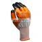 3/4 Smooth Nitrile Coated Work Gloves Double Dipped Finger Reinforced Gloves
